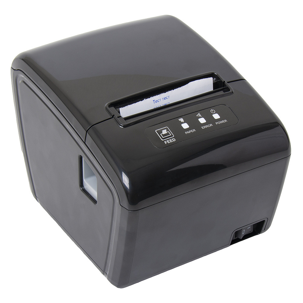 Принтер чеков POScenter RP-100 USE (80мм, 260 мм/сек, автоотрез, RS232+USB+LAN) черный — изображение 2