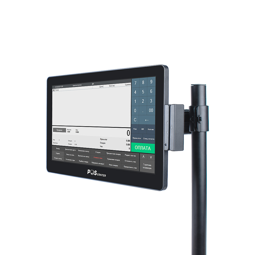 Сенсорный моноблок POScenter Atlas Pro (15.6", FHD, PCAP, N97, RAM 8Gb, SSD 128Gb, БЕЗ MSR, V1) без ОС — изображение 10